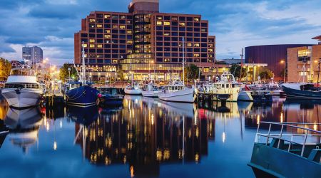 Hobart Marina at Dusk