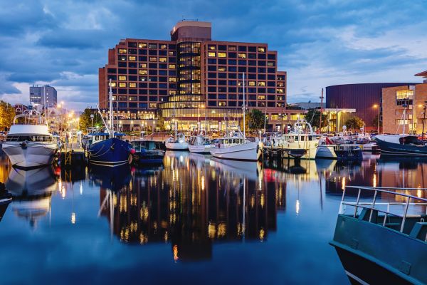 Hobart Marina at Dusk